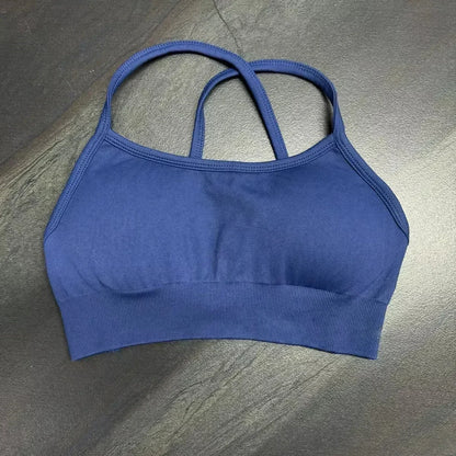 Impact Sports Bra Women Seamless Halter Bra