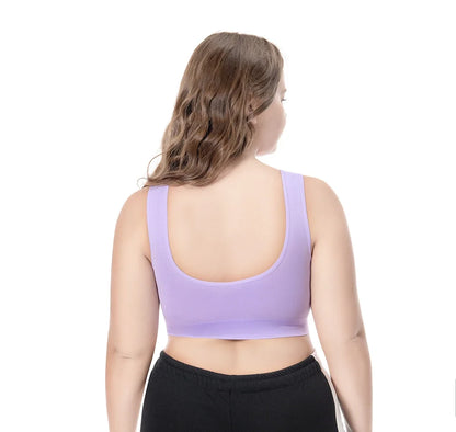 S-6XL Hollow Out Women Sport Bra Fitness Yoga Running Vest  Padded Crop Tops  No Wire-rim gym top bras