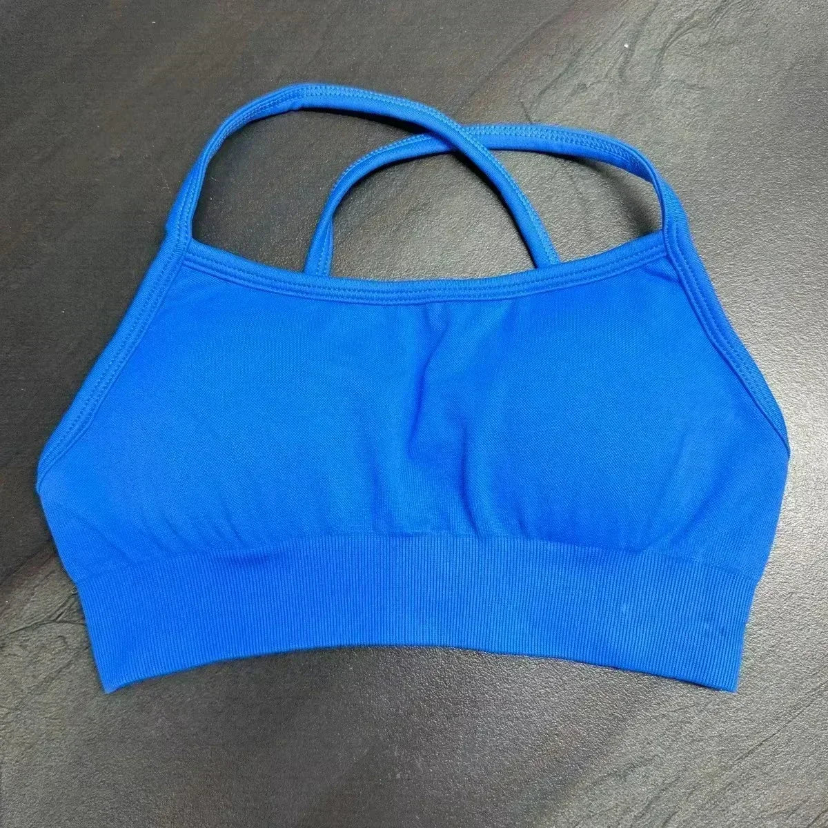 Dynamic Backless Sports Bra Women Seamless Yoga Top Bra Medium Support