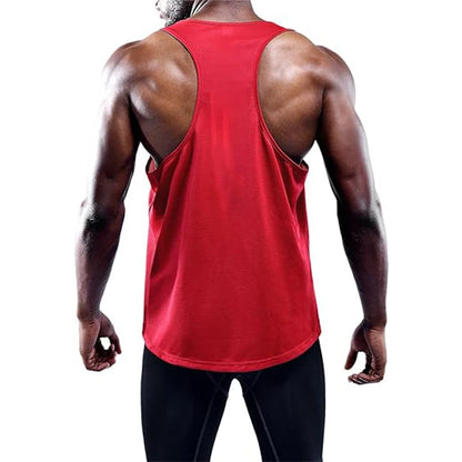 Running Tank Top Men Summer Sport Gym Vest Quick Dry Sleeveless Shirt