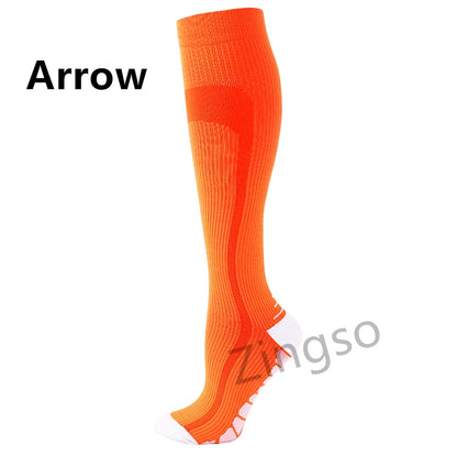 Running Compression Socks Stockings 20-30 mmhg Men Women Sports Socks