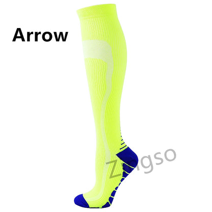 Running Compression Socks Stockings 20-30 mmhg Men Women Sports Socks