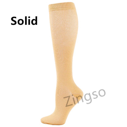 Running Compression Socks Stockings 20-30 mmhg Men Women Sports Socks