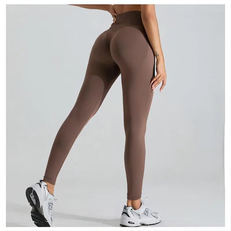 Women's Seamless Yoga Leggings Sexy High Waist Tummy Control SButt Lifting GYM Workout Pants Outdoor Sports Fitness