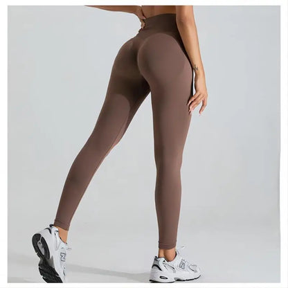 Women's Seamless Yoga Leggings Sexy High Waist Tummy Control SButt Lifting GYM Workout Pants Outdoor Sports Fitness