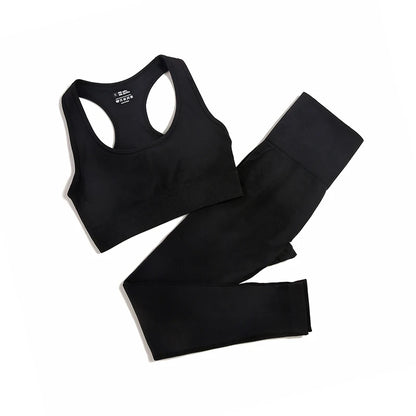 WAREBALL 2/3/4pcs Seamless Yoga Set Gym Clothes Sportswear Yoga Suits For Women
