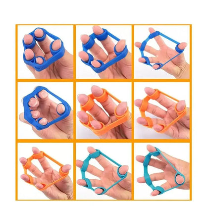 1Pcs 5 Pinch Carpal Expanders Exerciser Wrist Stretcher Finger Gripper Expander Strength Trainer Exercise Silicone Hand