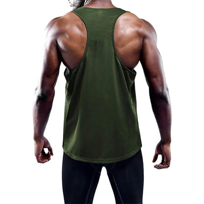 Running Tank Top Men Summer Sport Gym Vest Quick Dry Sleeveless Shirt