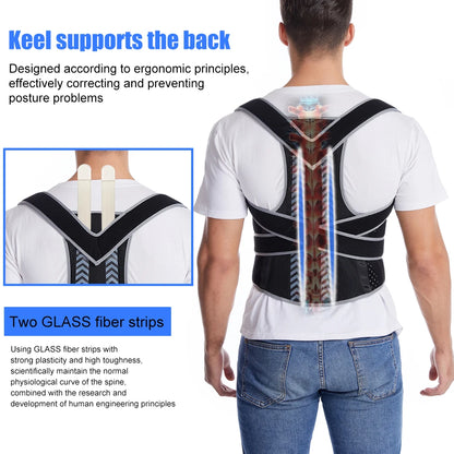 Lumbar Brace Spine Support Belt Adjustable Corset Correction