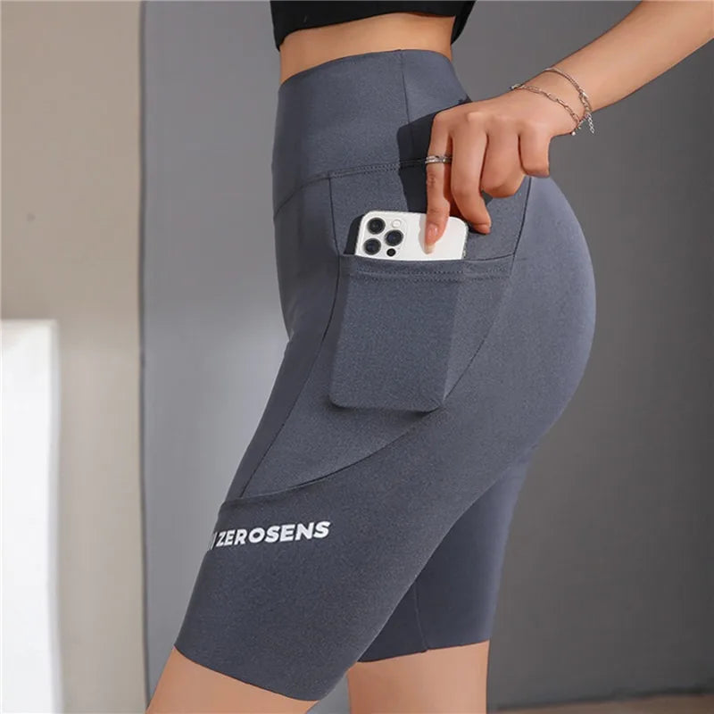 Seamless Leggings With Pocket Women Soft Workout Tights Fitness Outfits Yoga Pants High Waist Gym Wear Spandex Leggings