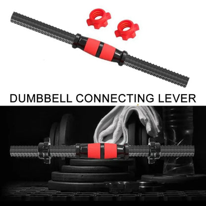 Threaded Dumbbell Handle Bar Extension Bar Set Adjustable Dumbbell