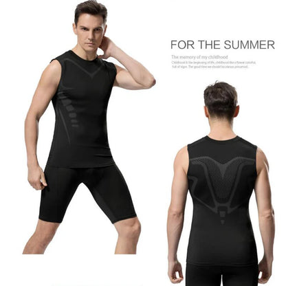 Sports Vest Men's Running Short-sleeved Quick-drying