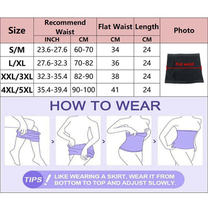 Sauna Waist Trainer Slimming Belt Men