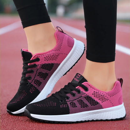 2024 Women Sport Shoes Fashion Platform Sneakers Ladies Spring Winter Flats Running Shoes