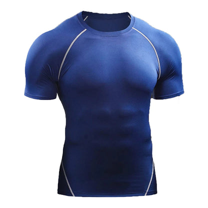 2024 Compression T Shirt Men Summer Sportswear Running T-shirt