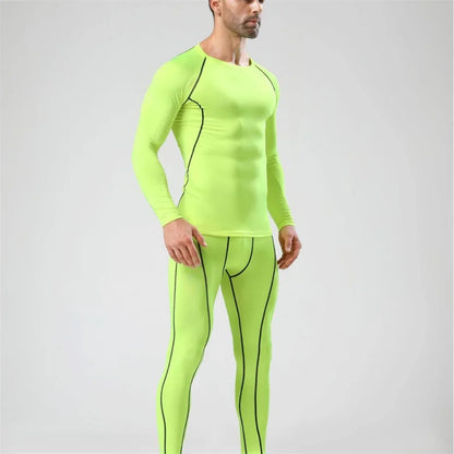 Men Compression Tight Leggings Running Sports Male Gym Fitness Jogging Pants