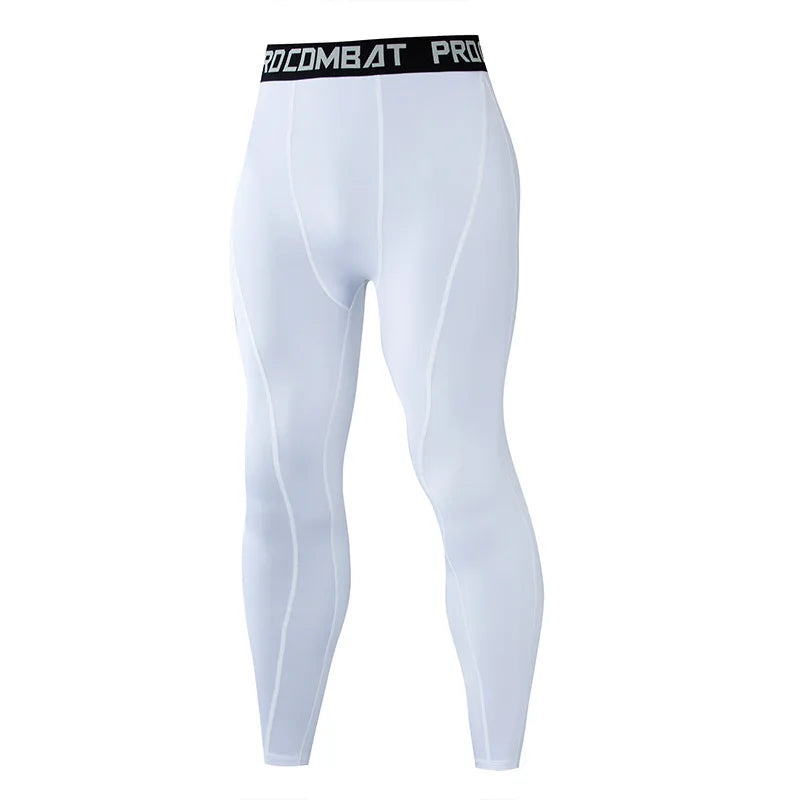 Men Compression Tight Leggings Running Sports Male Gym Fitness Jogging Pants