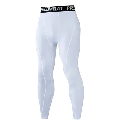 Men Compression Tight Leggings Running Sports Male Gym Fitness Jogging Pants