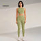 Yoga Clothing Set Women's High Waisted Leggings and Top Two Piece Seamless Fitness Workout Underwear