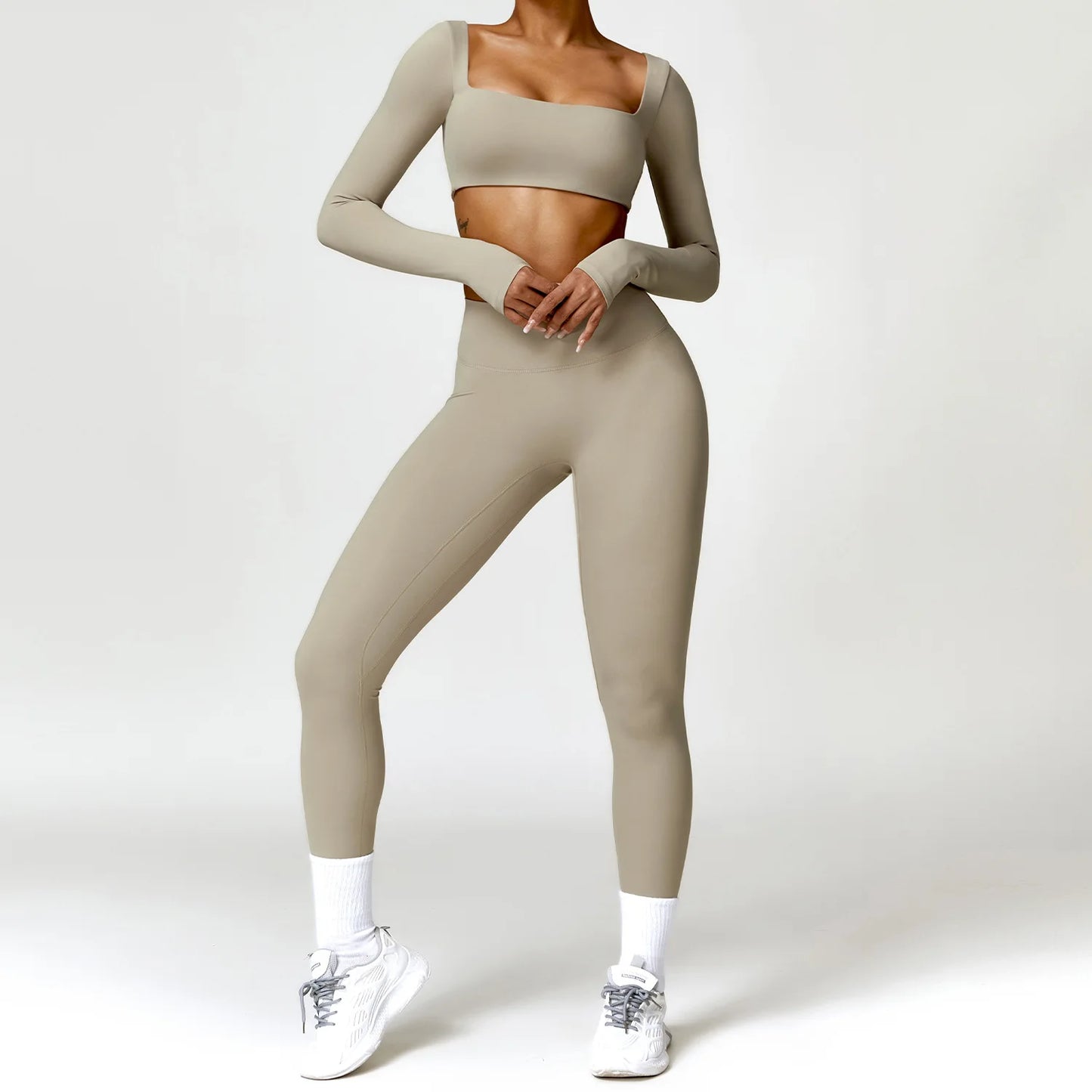 2PCS Yoga Suit Sports Set Women Quick-Drying Gym Set Women Tracksuit