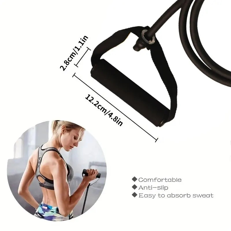 Resistance Bands With Handles, Exercise Bands, Workout Bands With Handles For Men Women,