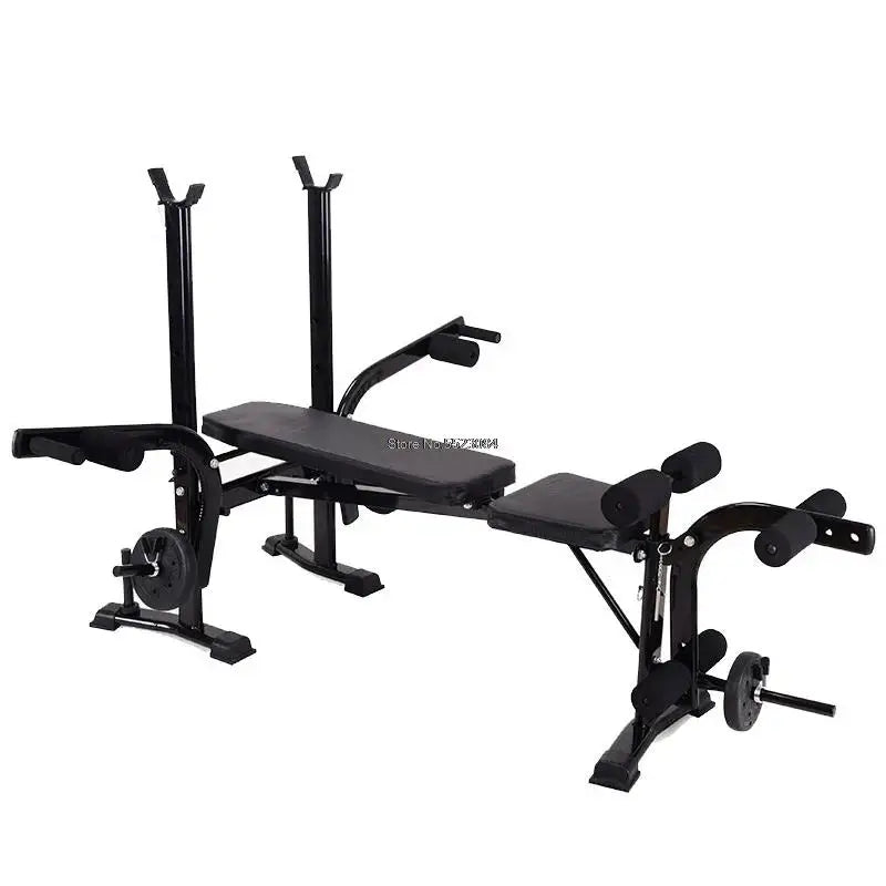 Multifunctional Dumbbell Training Fitness Equipment, Weight Bench Press, Squat Rack, Barbell Bench Press