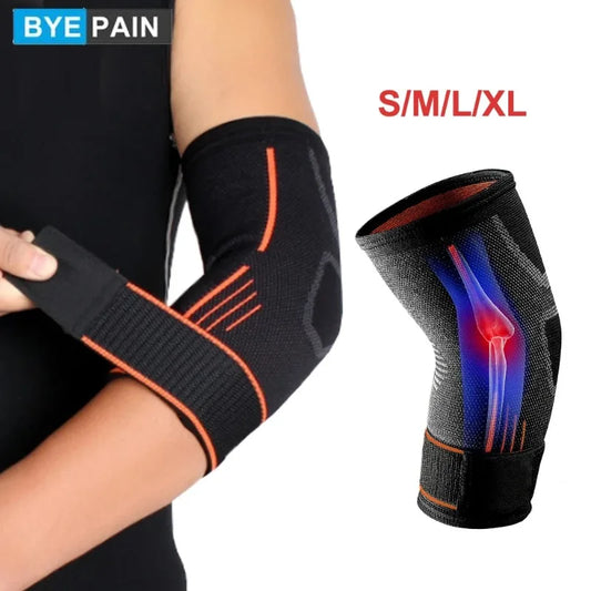 1Pcs Fitness Elbow Brace Compression Support Sleeve for Tendonitis, Reduce Joint Pain