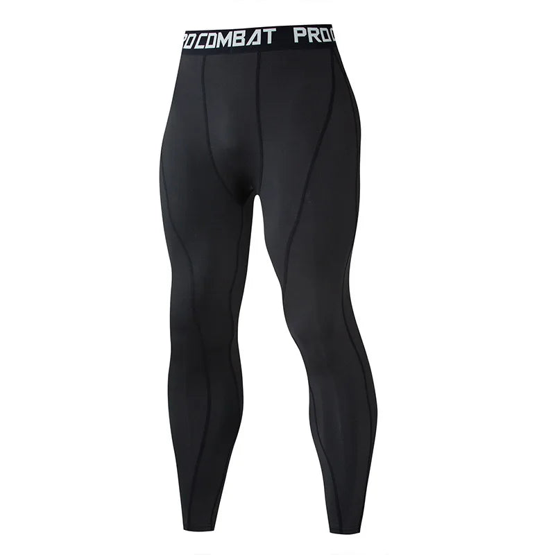 Men Compression Tight Leggings Running Sports Male Gym Fitness Jogging Pants