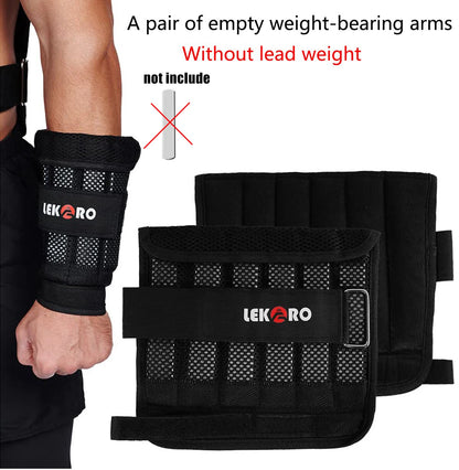 A Pair Of Leggings Adjustable Weight-bearing Sandbags