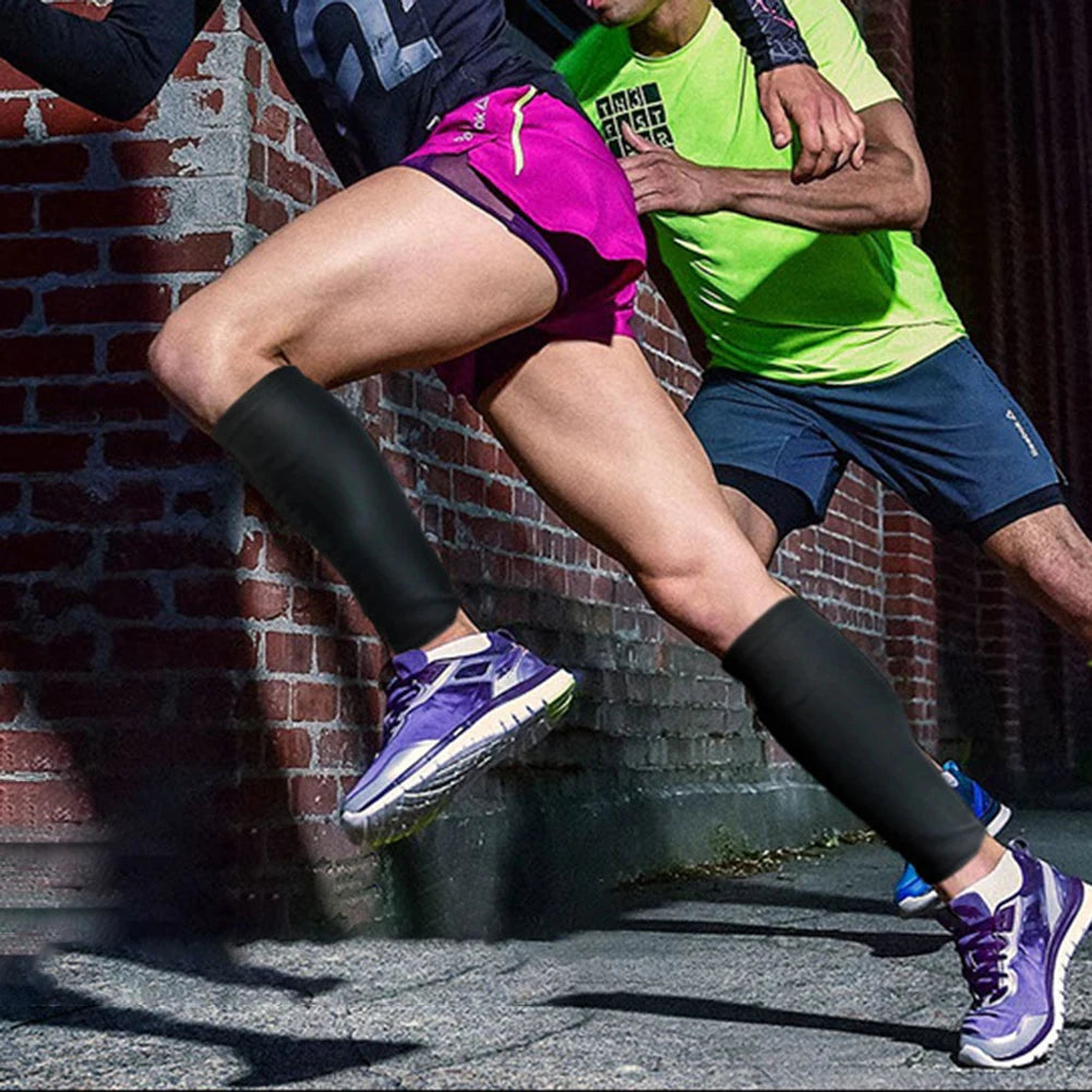 1/2Pcs Sports Soccer Shin Guard Pad For Kids Sleeve Sock Leg Support Football Compression Calf Sleeve Shinguard For Adult Teens