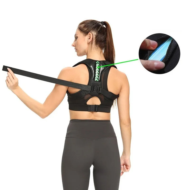 Posture Corrector Unisex Adjustable Back Clavicle Support Back Brace for Neck Back Shoulder