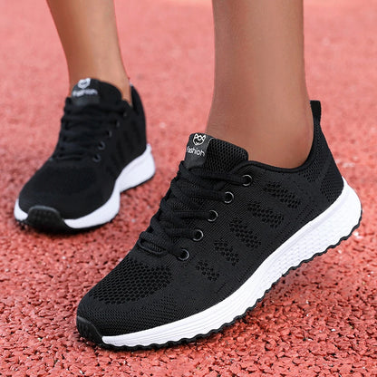 Women's Casual Flats Sports Shoes Mesh Breathable