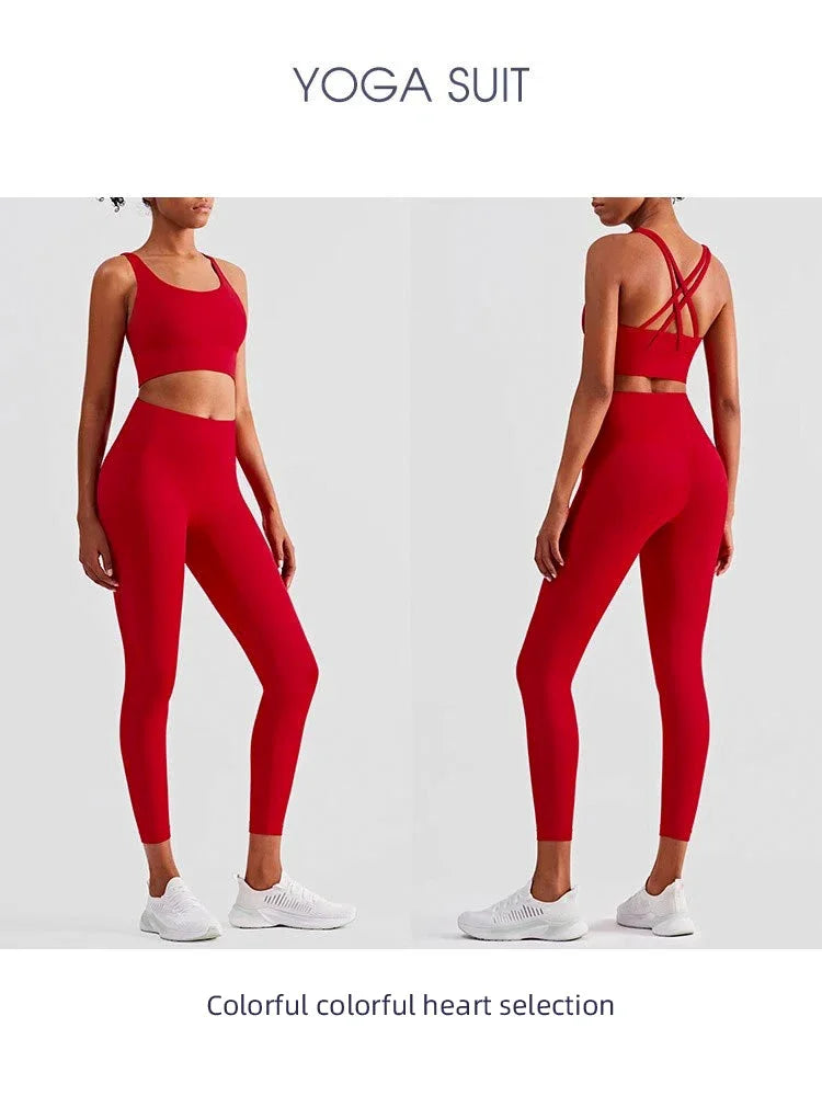 2 Piece Yoga Clothes Women's Tracksuit