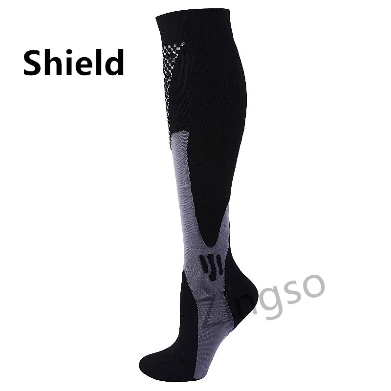 Running Compression Socks Stockings 20-30 mmhg Men Women Sports Socks