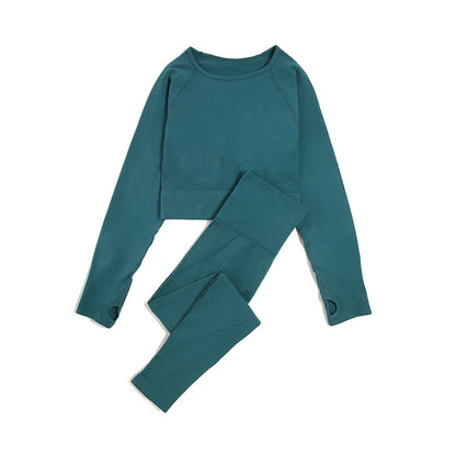 WAREBALL 2/3/4pcs Seamless Yoga Set Gym Clothes Sportswear Yoga Suits For Women