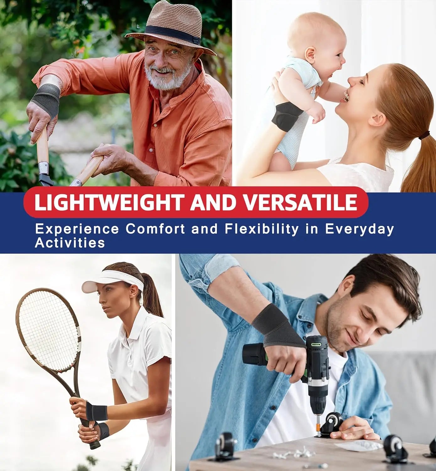 1PC Adjustable Wrist Brace Perfect for Support Wrap Strap Hand Carpal Tunnel Brace