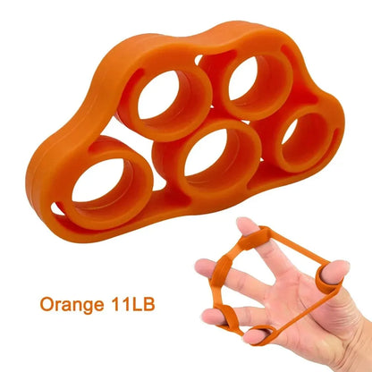 1Pcs 5 Pinch Carpal Expanders Exerciser Wrist Stretcher Finger Gripper Expander Strength Trainer Exercise Silicone Hand