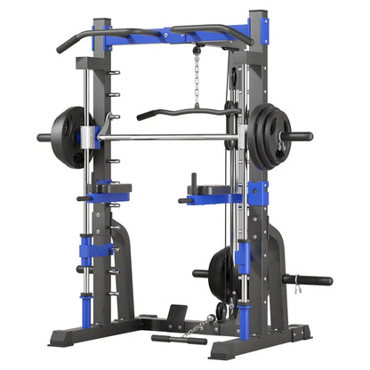 Smith machine gantry fitness equipment, home bird squat bench, multi-functional home comprehensive trainer