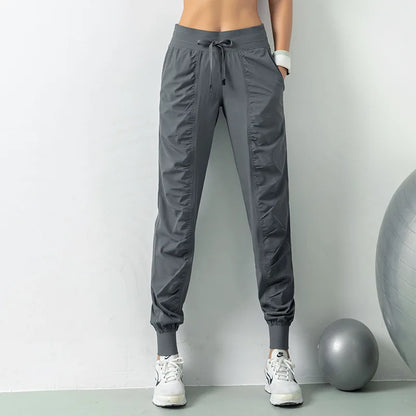 Wrinkle Slimming Fitness Sports Pants WOMEN'S Loose Fitting Leggings