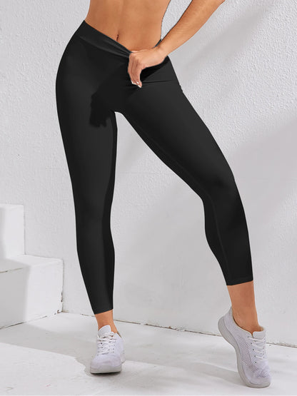 Small Size Sexy V Waist Workout Gym Leggings Women Naked Feeling Yoga Pants Choose One Size Larger