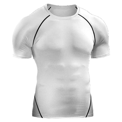 2024 Compression T Shirt Men Summer Sportswear Running T-shirt