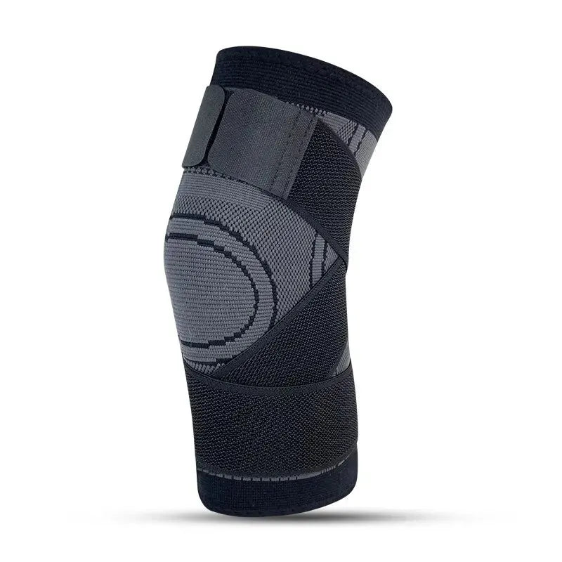 Knee Compressions Sleeve with Adjustable Straps for Running Working Out and Sports Wearing All Day