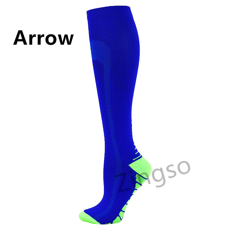 Running Compression Socks Stockings 20-30 mmhg Men Women Sports Socks