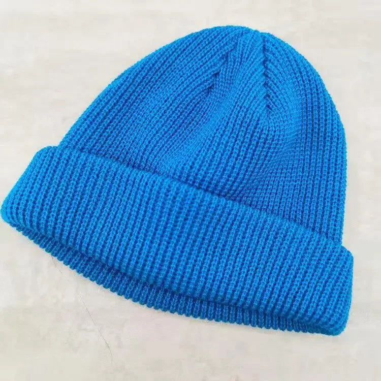 Beanie Hat Men Skullcap Fisherman Beanies Hats
Women Winter Warm Brimless Baggy Melon Cap Cuff Docker