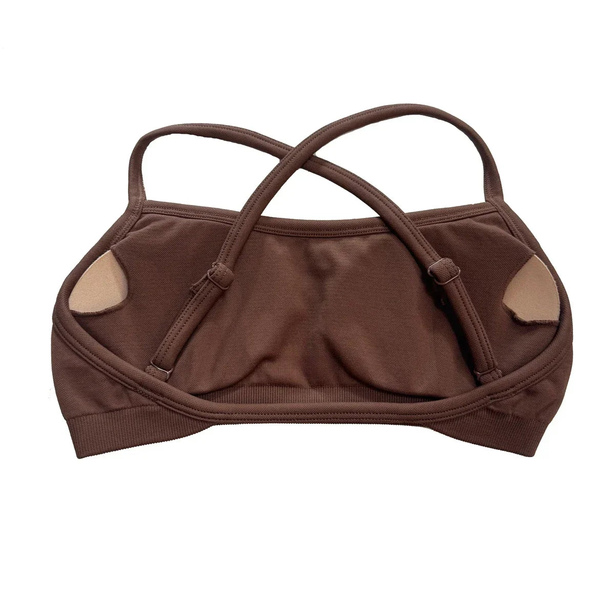 Dynamic Backless Sports Bra Women Seamless Yoga Top Bra Medium Support