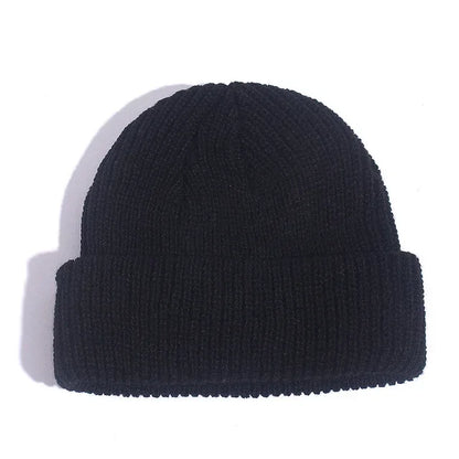 Beanie Hat Men Skullcap Fisherman Beanies Hats
Women Winter Warm Brimless Baggy Melon Cap Cuff Docker