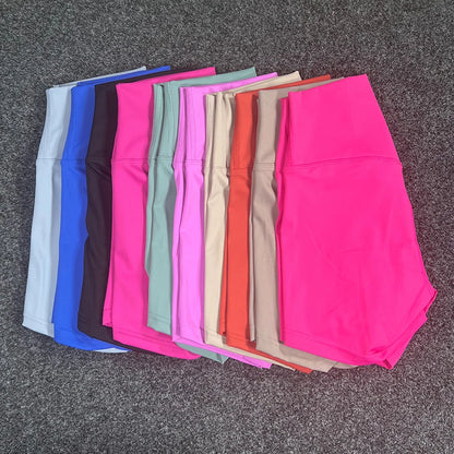 Women's Sports High Waist Yoga Shorts Quick Drying Breathable Women's Fitness Bottom 3 Point Yoga Shorts