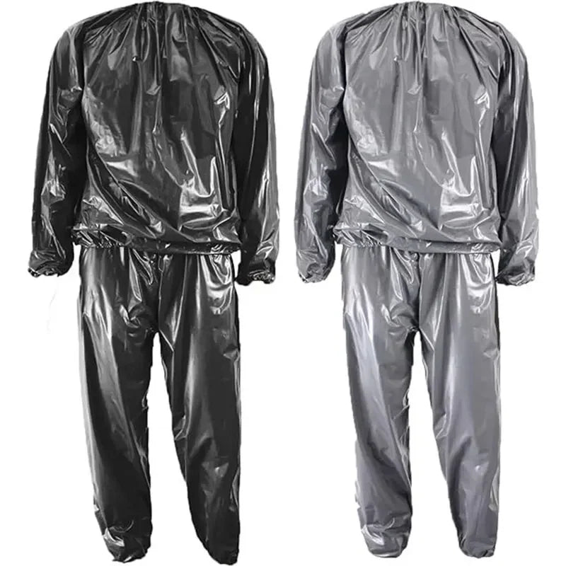 PVC Men Woman Sauna Suit Exercise Weight Loss