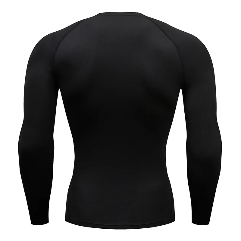 Men Running Compression T-shirt Long sleeves