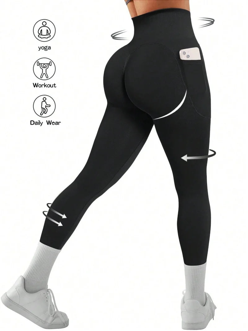 Scrunch Leggings Push Up Tights